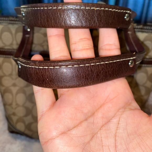 New COACH SIGNATURE HERITAGE STRIPE TOTE 14477 - Picture 4 of 15